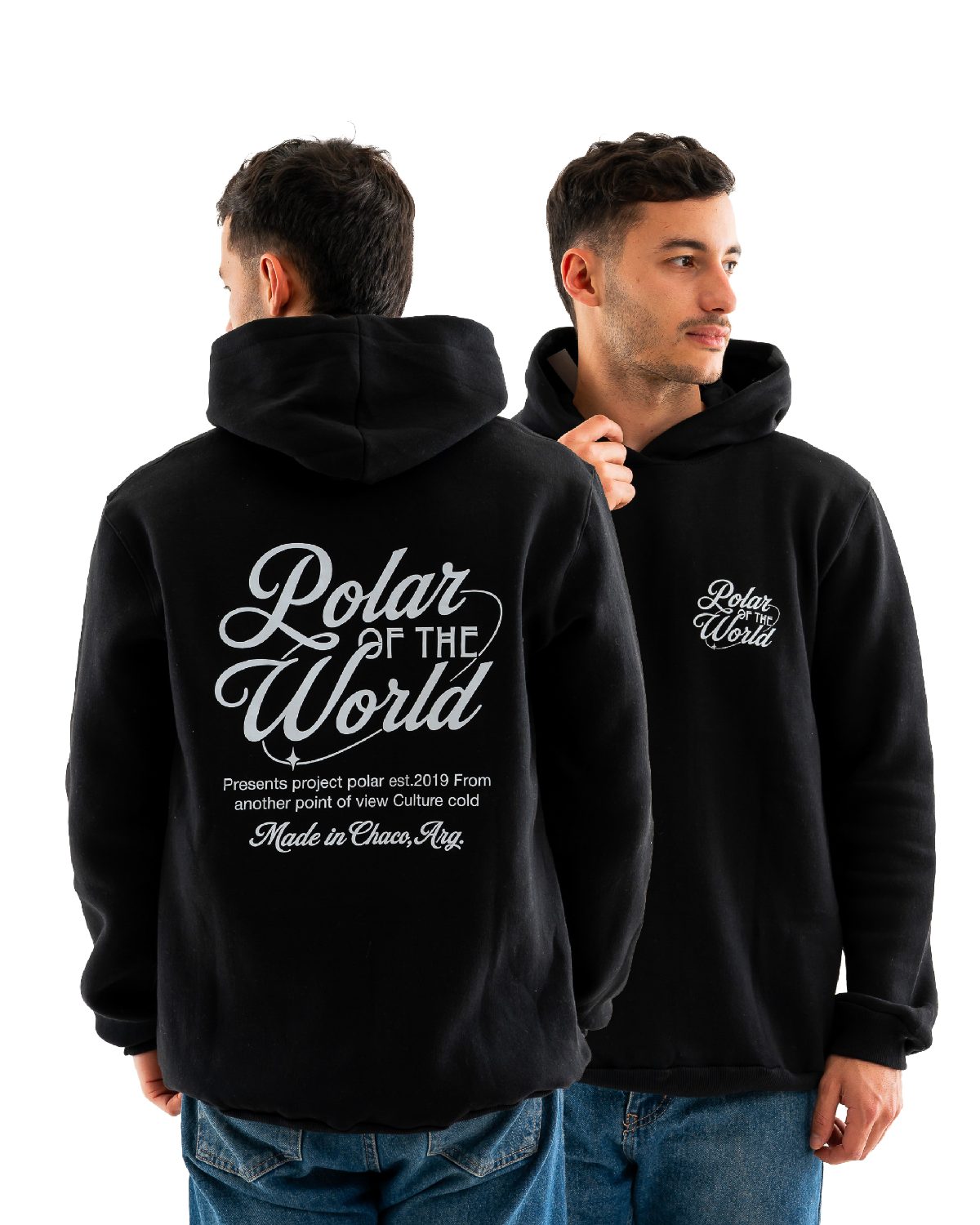 BUZO POLAR en NEGRO