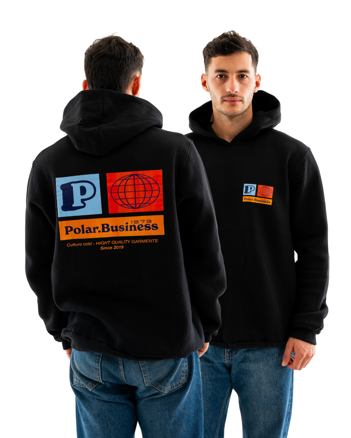 BUZO POLAR en NEGRO