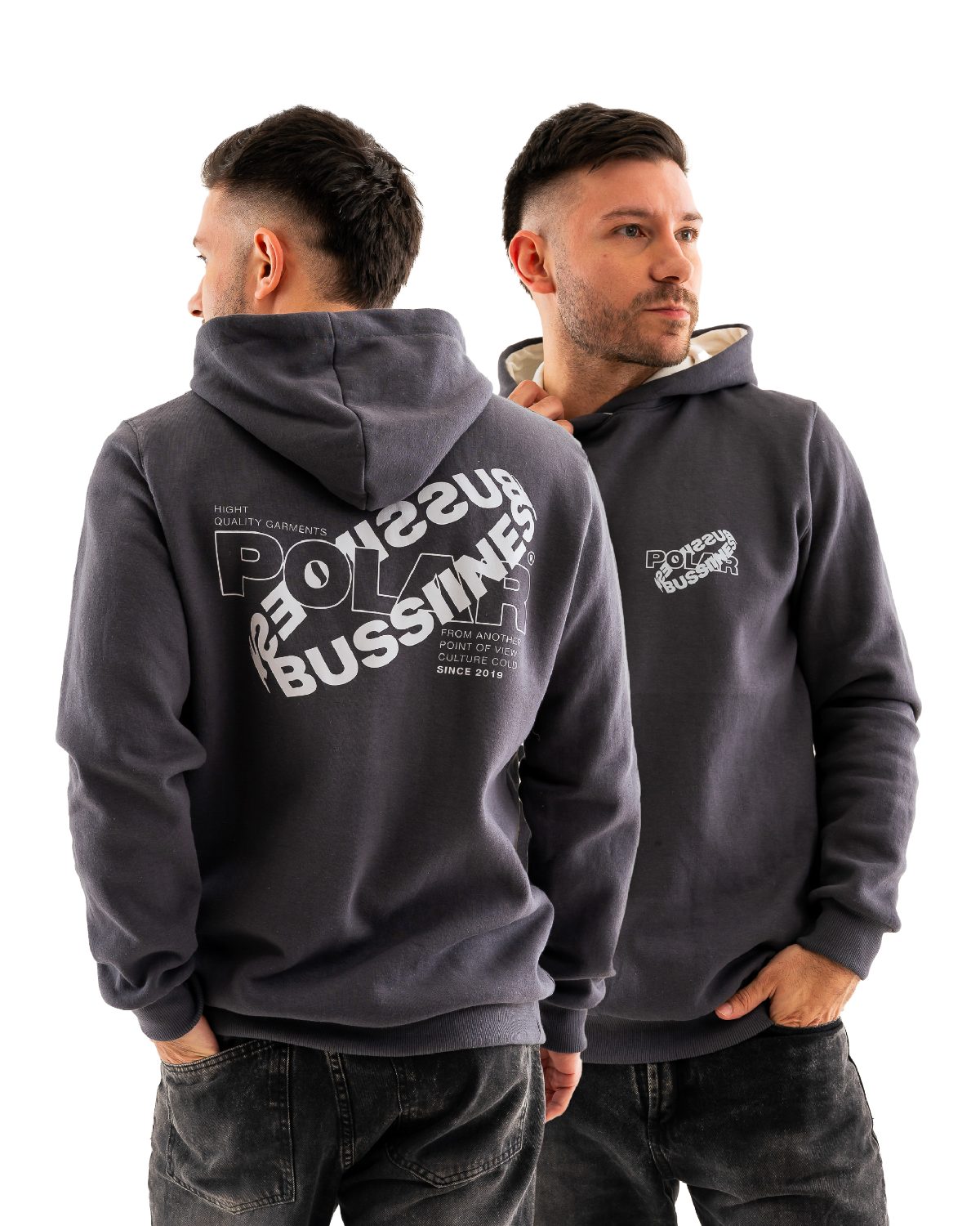 BUZO POLAR en GRIS TOPO