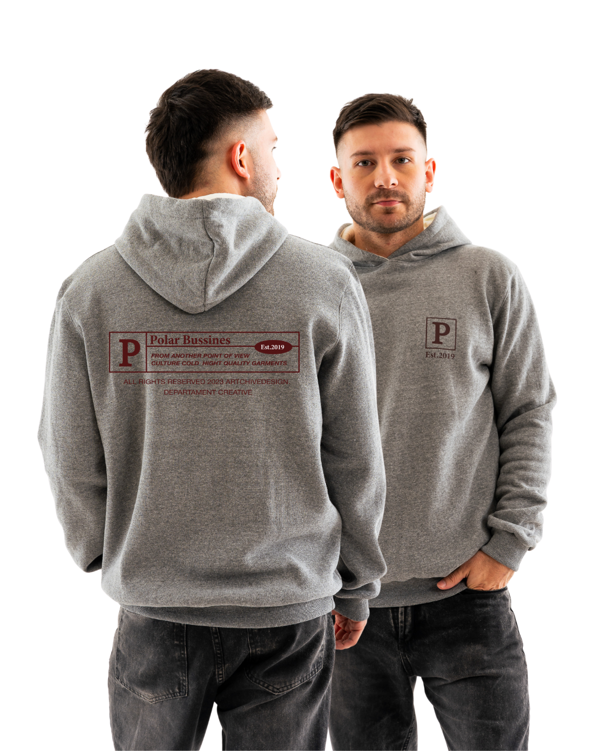 BUZO POLAR en GRIS